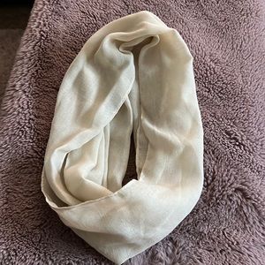 BOGO FREE 
Beige polyester infinity scarf